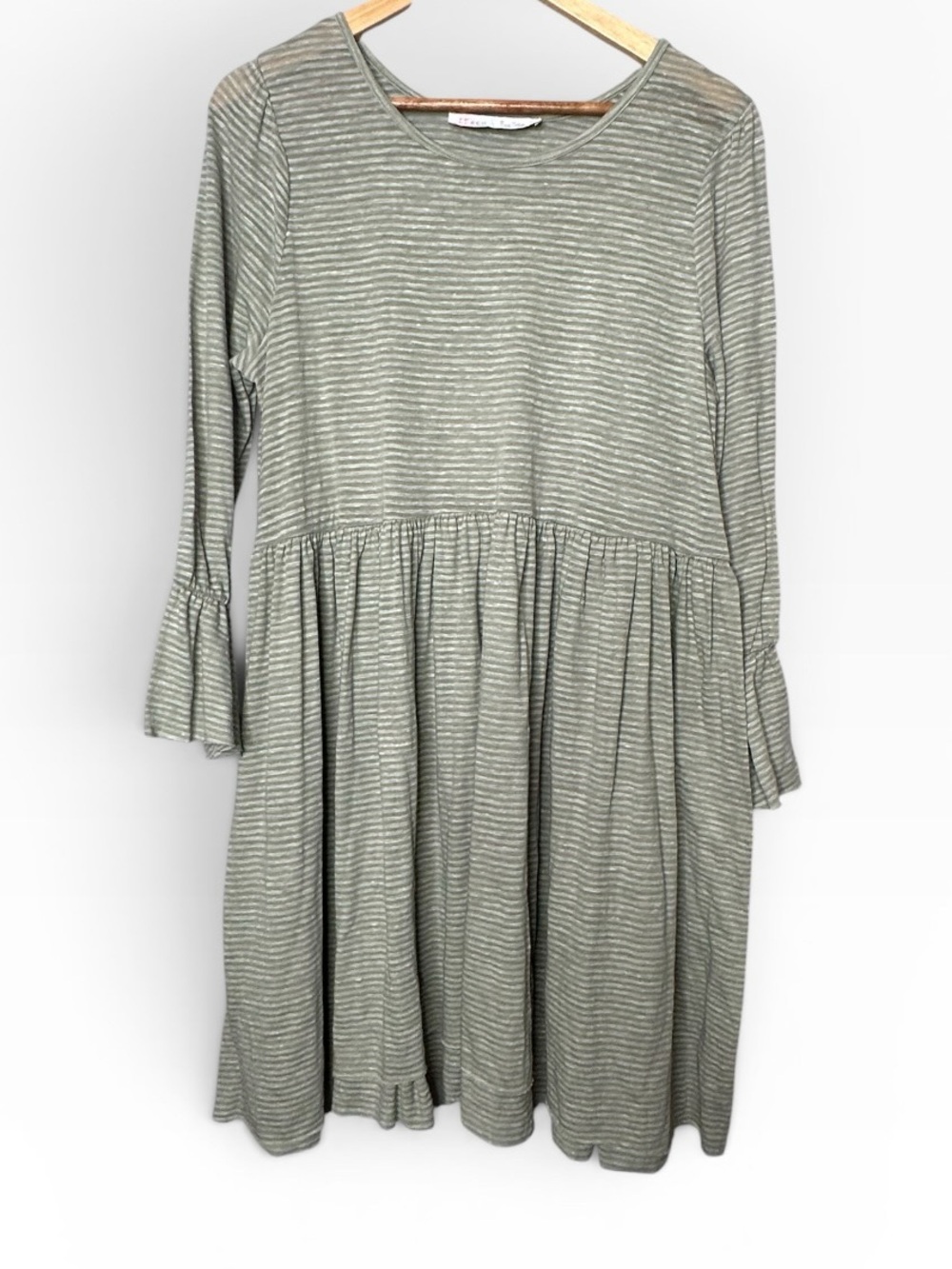 Free People FP Beach Jess Striped Knit Mini Dress Tunic Size M - Picture 10 of 12